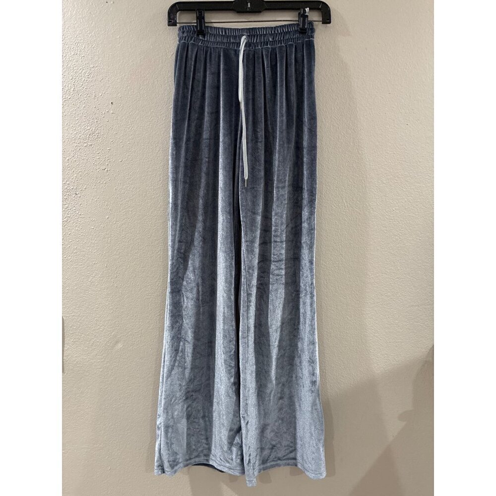 Juicy Couture Soft Women’s Blue Gray Pants Medium Wide leg blink